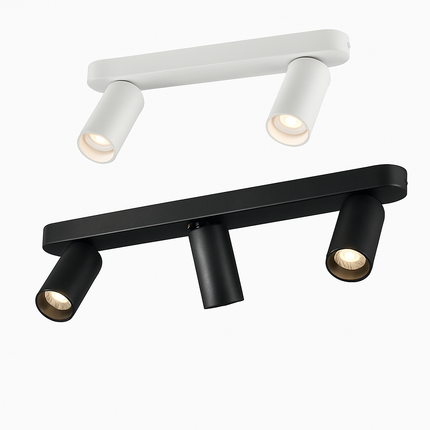 Spot LED rond moderne à plusieurs cylindres en surface — LZ4X9T2