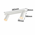Blanc - 2 / 7W / Dimmable