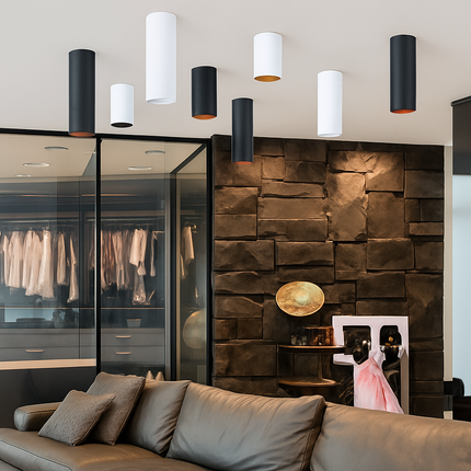 Spot LED rond en aluminium au design moderne — LZ4X9P