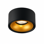 Noir et doré / 7W / Chaude - Dimmable