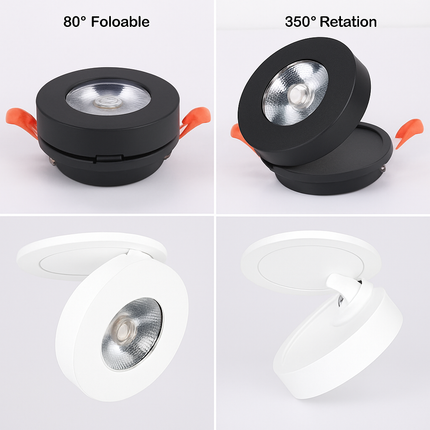 Spot LED rond orientable au design moderne Slim — LZ7XQ2