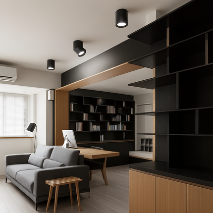 Spot LED rond orientable style loft moderne — LZ4X9P2