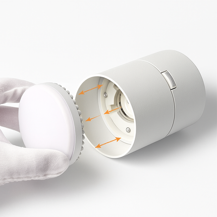 Spot LED rond orientable style loft moderne — LZ4X9P2