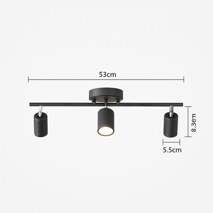 Spot plafonnier pour salon et chambre avec éclairage surface vitrine — LZ4X9T2