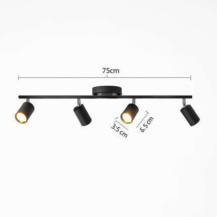 Spot plafonnier pour salon et chambre avec éclairage surface vitrine — LZ4X9T2