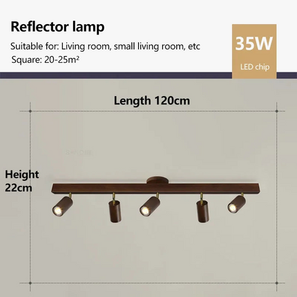Spot rotatif en bois style nordique pour vestiaire — LZ4QJ7M