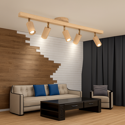 Spot intérieur en noyer au design élégant — LZ4F7Q2