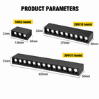 Blanc / Lumière blanche 4000K|20W(10 perles) / Non dimmable