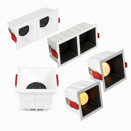 Spot LED encastrable moderne avec éclairage COB intégré — LZ4X9P2