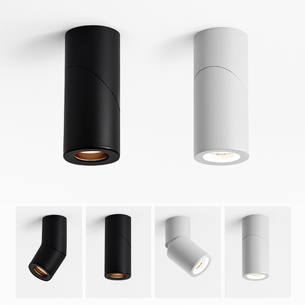 spots led rotatifs à intensité variable pour éclairage intérieur