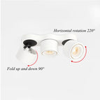 Black / 3000K Warm White / 3x9W No Dimmable