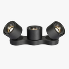 Black / 3000K Warm White / 3x16W No Dimmable