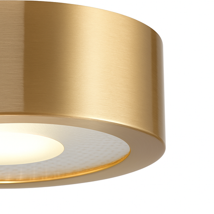 Spot LED circulaire cuivre style nordique de luxe — LZ4Q7M2