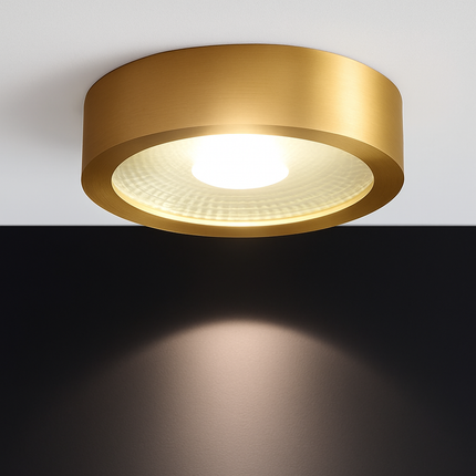 Spot LED circulaire cuivre style nordique de luxe — LZ4Q7M2
