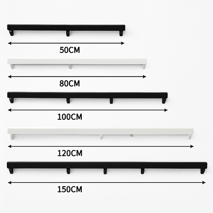 Support long pour suspension 5 trous, noir ou blanc — LZ4M7Q