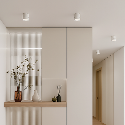 Plafonnier LED tube rotatif 7W-15W angle réglable pour intérieur — LZ4X9QJ2