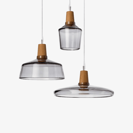 Suspension LED en verre aux formes variées — LZ4X9T2