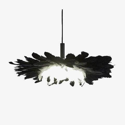 Suspension LED à plumes au style romantique — LZ4X9Q