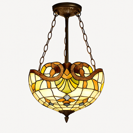 Suspension style antique Tiffany pour éclairage rétro coloré — LZ4M7Q2