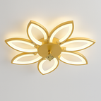 8 lumières dorées / 110V