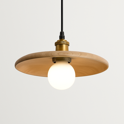 Suspension bois en forme de soucoupe volante — LZ4X9T2