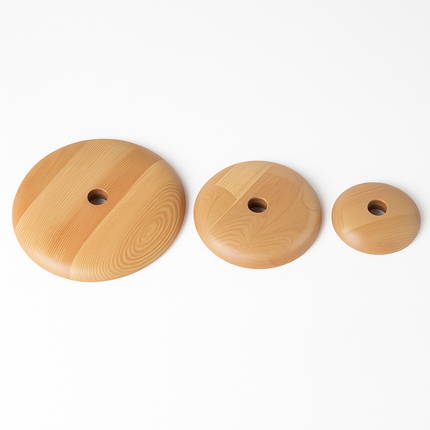 Suspension bois en forme de soucoupe volante — LZ4X9T2