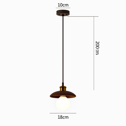 Suspension bois en forme de soucoupe volante — LZ4X9T2
