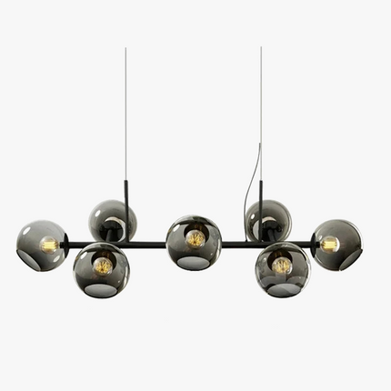 Suspension design moléculaire en boule de verre nordique — LZ4X9T1