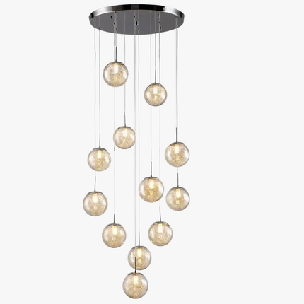 Suspension boule en verre pour éclairage d’escalier moderne — LZ4X9T2