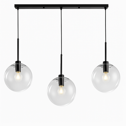 Suspension avec boules en verre et tige métallique — LZ4X9M
