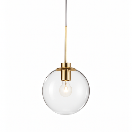 Suspension avec boules en verre et tige métallique — LZ4X9M
