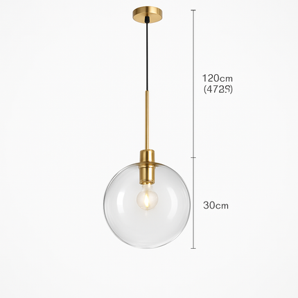 Suspension avec boules en verre et tige métallique — LZ4X9M