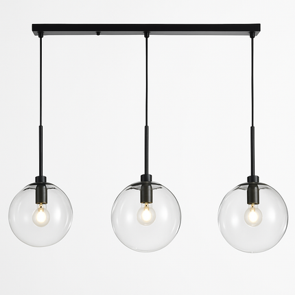 Suspension avec boules en verre et tige métallique — LZ4X9M