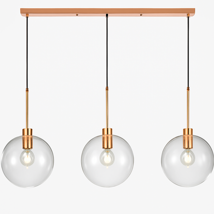 Suspension avec boules en verre et tige métallique — LZ4X9M