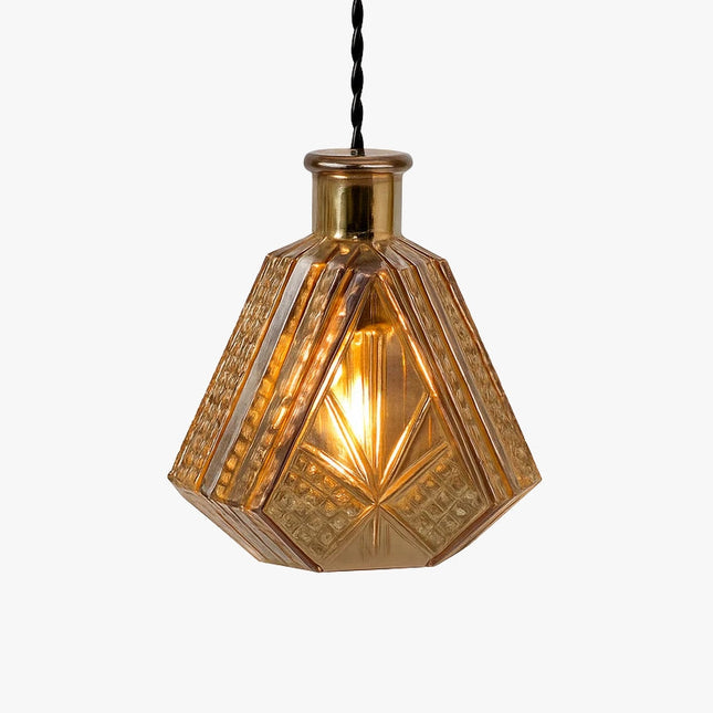 Suspension décorative avec bouteilles en verre de formes variées — LZ4G7T9