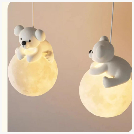 Suspension lumineuse chiot mignon pour décoration chambre enfant — LZ4D7XQ