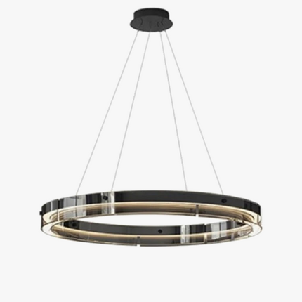 Suspension circulaire en verre au design minimaliste italien — LZ4P9XJ