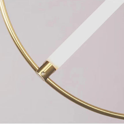 suspension circulaire post-moderne créative luxe design élégant