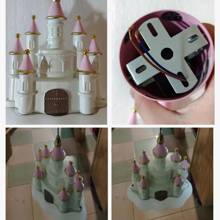 Suspension nuages et château pour chambre d'enfants — LZ4X9P