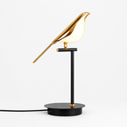 1 lampe de table oiseau / Blanc chaud