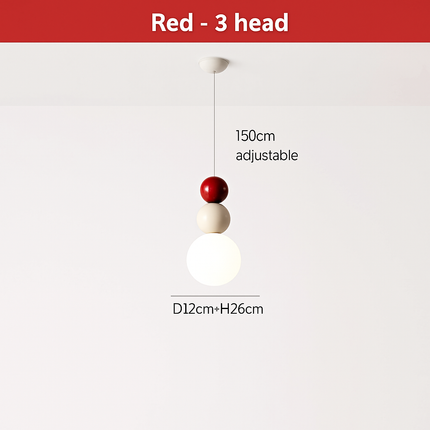 Suspension LED boule lumineuse pour décoration intérieure danoise — LZ4X9M