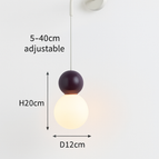 Applique murale violette 2H / Blanc chaud