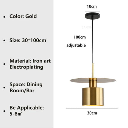 Suspension moderne E27 pour salon, salle à manger et chambre — LZ4X9T