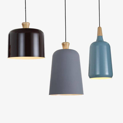 Suspension design en aluminium et bois aux formes variées — LZ4XJ9