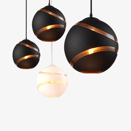 Suspension LED design avec boule en verre Lofty — LZ4X9M