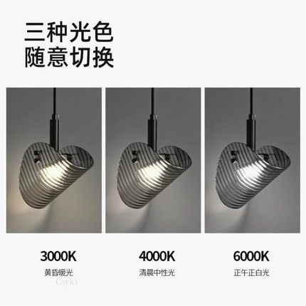 Suspension art déco en verre avec intensité lumineuse réglable — LZ4X9P2