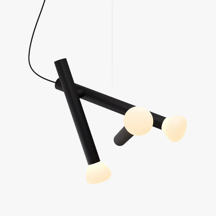 Suspension artistique en verre réglable pour décoration intérieure — LZ4XJ9