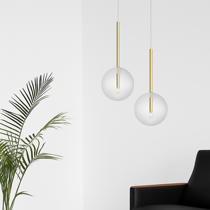 Suspension design avec boule en verre suspendue Dixie — LZ4X9M
