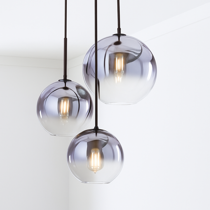 Suspension boule en verre ambré style Loft — LZ4M9Q2