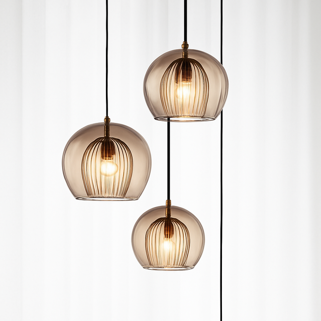 Suspension boule nordique moderne en verre créative — LZ4X9T2